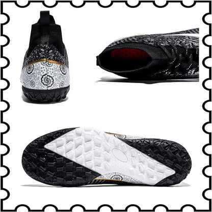 Ruran High-Top Breathable Turf Soccer Cleats – Professional Futsal Shoes