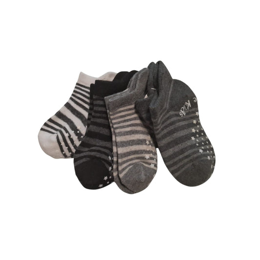 Little kid's Striped Socks for Baby  4 pairs in pack