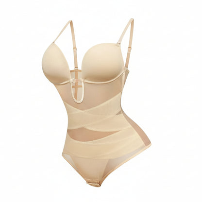 Junlan Women Shapewear Bodysuit U Plunge