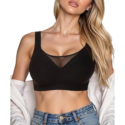 Brabalas Wireless Seamless Mesh Bralette