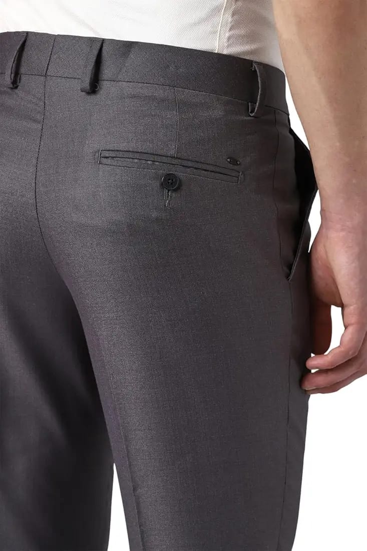 Van Heusen FLEX Men's Slim Fit Stretch Denim Pants GREY