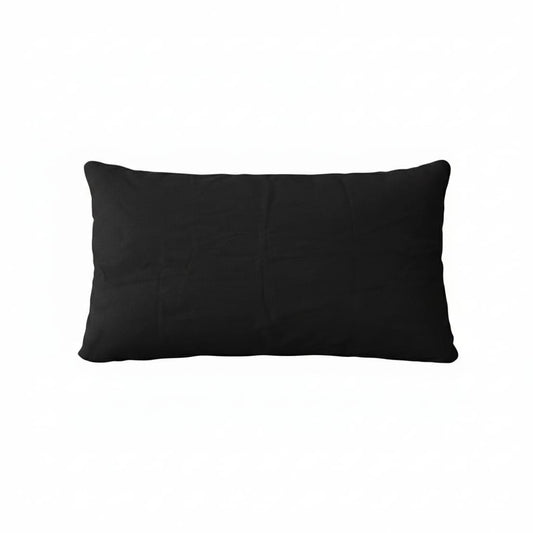 Third of Life luxury black zippered Pillow Cover