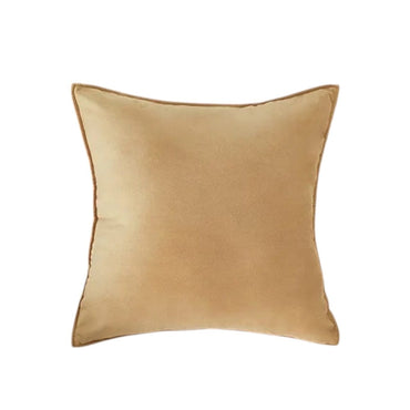 Topfinel Brown Velvet Cushion Cover