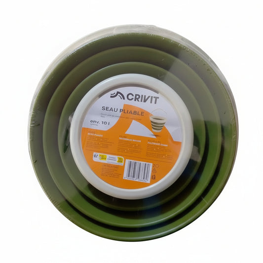 CRIVIT Collapsible Bucket 10L Green