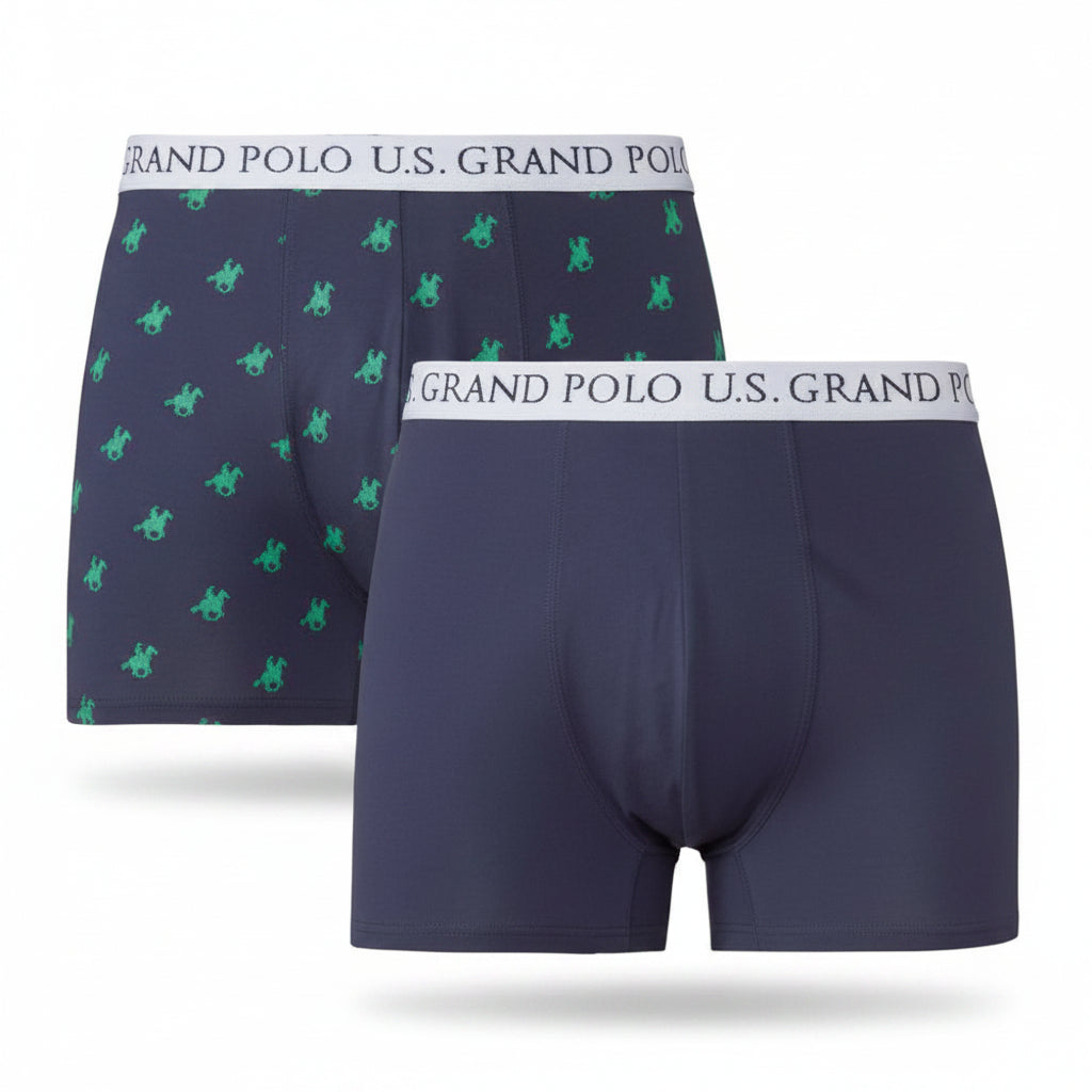 LIVERGY Men' Briefs U.S. Grand POLO Boxers - 2Pack
