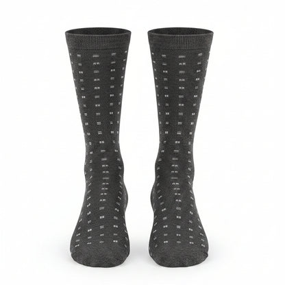 Nur Die Men's Cotton Leisure Socks – Anthracite