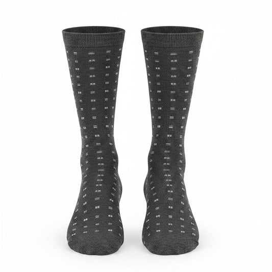Nur Die Men's Cotton Leisure Socks – Anthracite