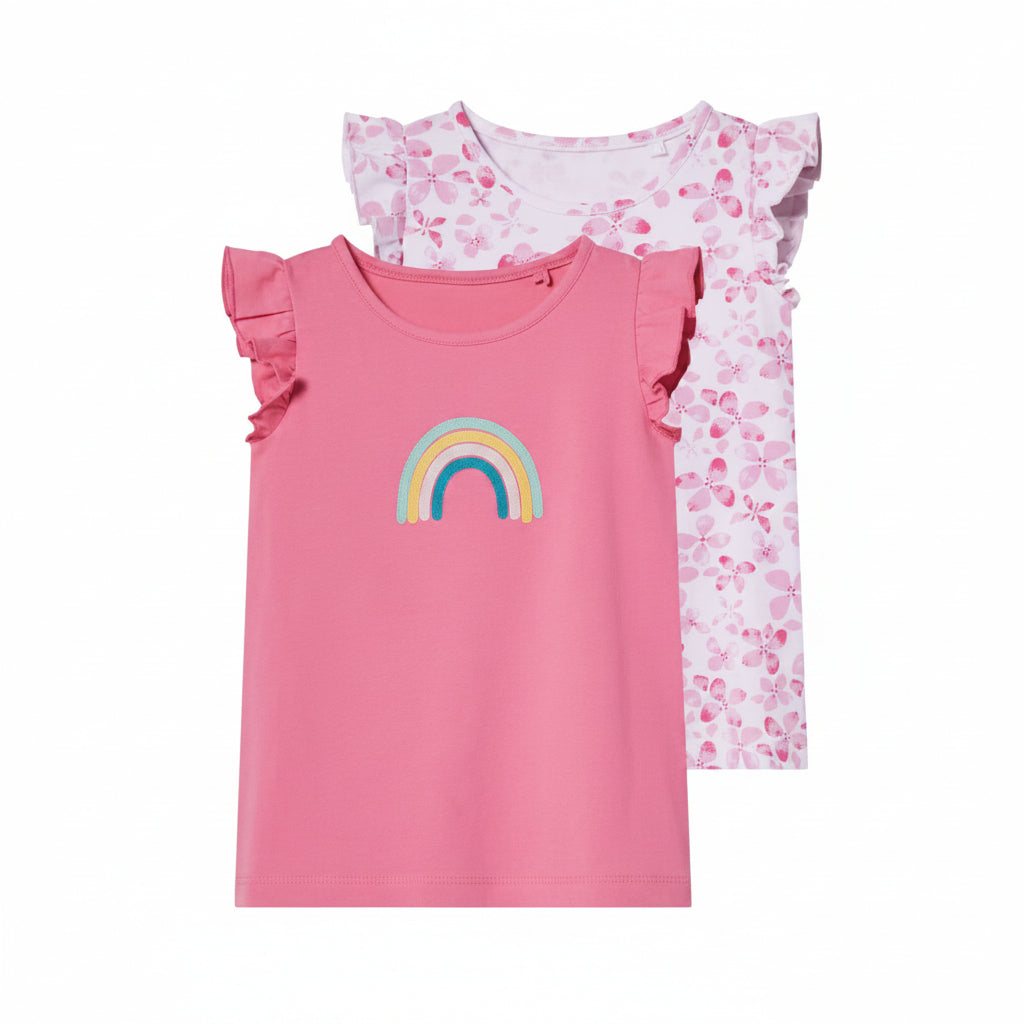 Lupilu Girls' T-Shirt 2-Pack
