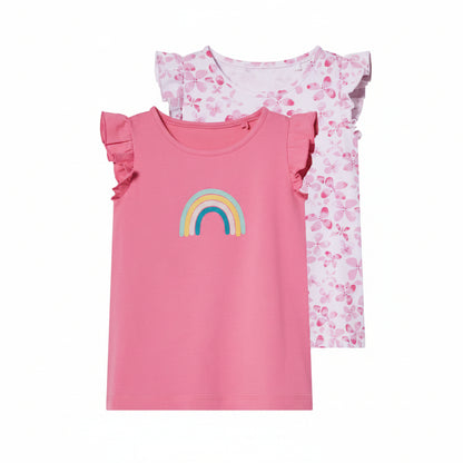 Lupilu Girls' T-Shirt 2-Pack