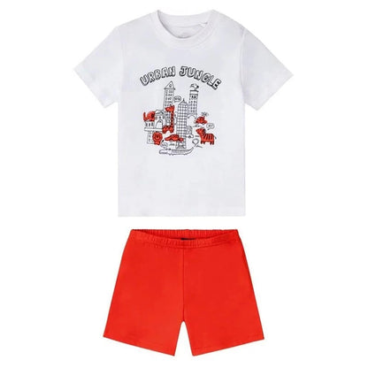 Lupilu Boys' Short Cotton Pajama Set