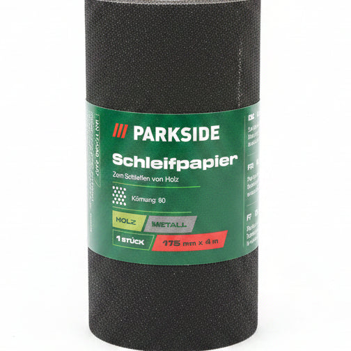 Parkside Sandpaper Roll 60 Grit 115mm x 4m