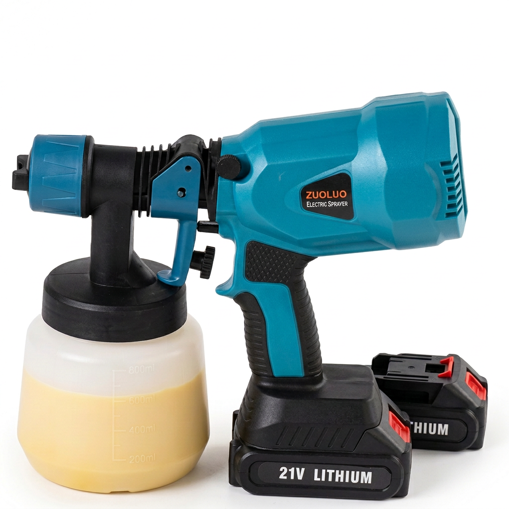 Cordless electric spray gun