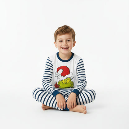 Boys' Grinch Cotton Pajamas