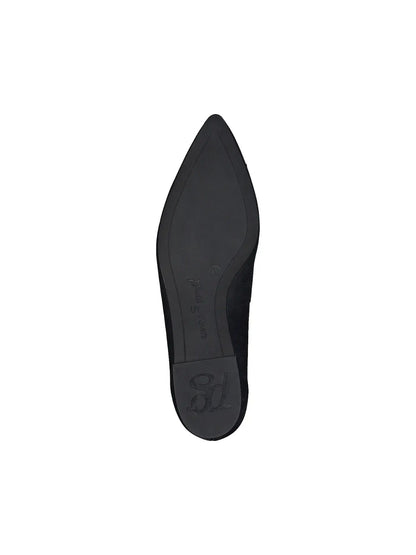 PAUL GREEN Black Ballet Flats – Soft, Versatile, Everyday Elegance