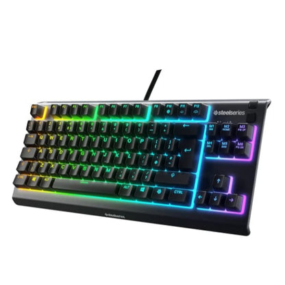 SteelSeries Apex 3 TKL RGB Gaming Keyboard – French AZERTY, Waterproof
