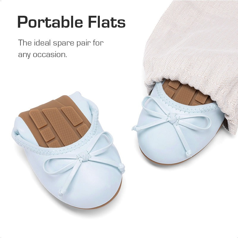 Girls' Lightweight Ultra-Comfort Ballet Flats - Versatile, Flexible, & Portable  Shoes