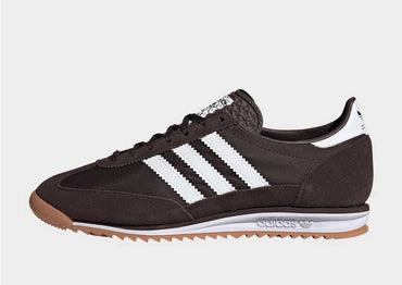 Women's adidas SL 72 OG Dark Brown White Classic Retro Lifestyle Sneakers