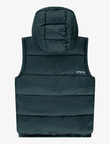 Levi's Kids' Essential Hooded Puffer Vest – Warm, Lightweight, Stylish