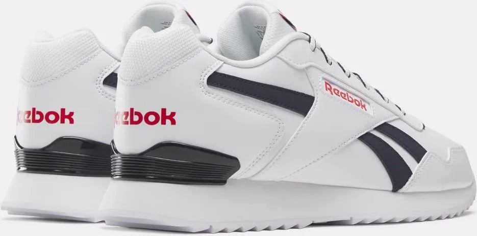 Reebok Glide Ripple Clip White Vector Navy Red  Classic Casual Sneaker