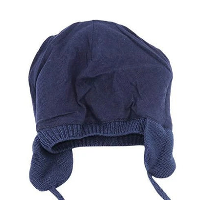 Cute Bear Fleece-Lined Earflap Baby Hat