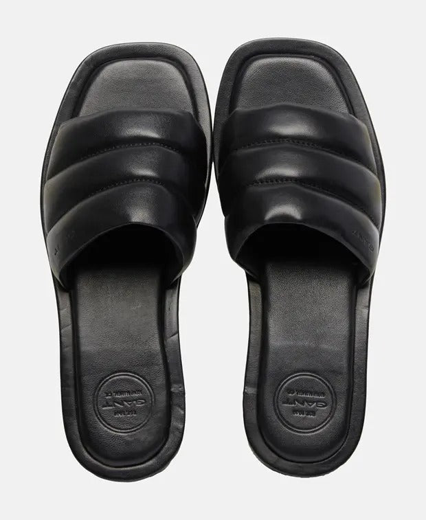 GANT Women's Khiria Black Canvas Espadrille Sandals - Comfortable & Stylish