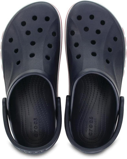 Crocs  Bayaband Clogs Lightweight Secure Fit Bright Cobalt Slate Grey