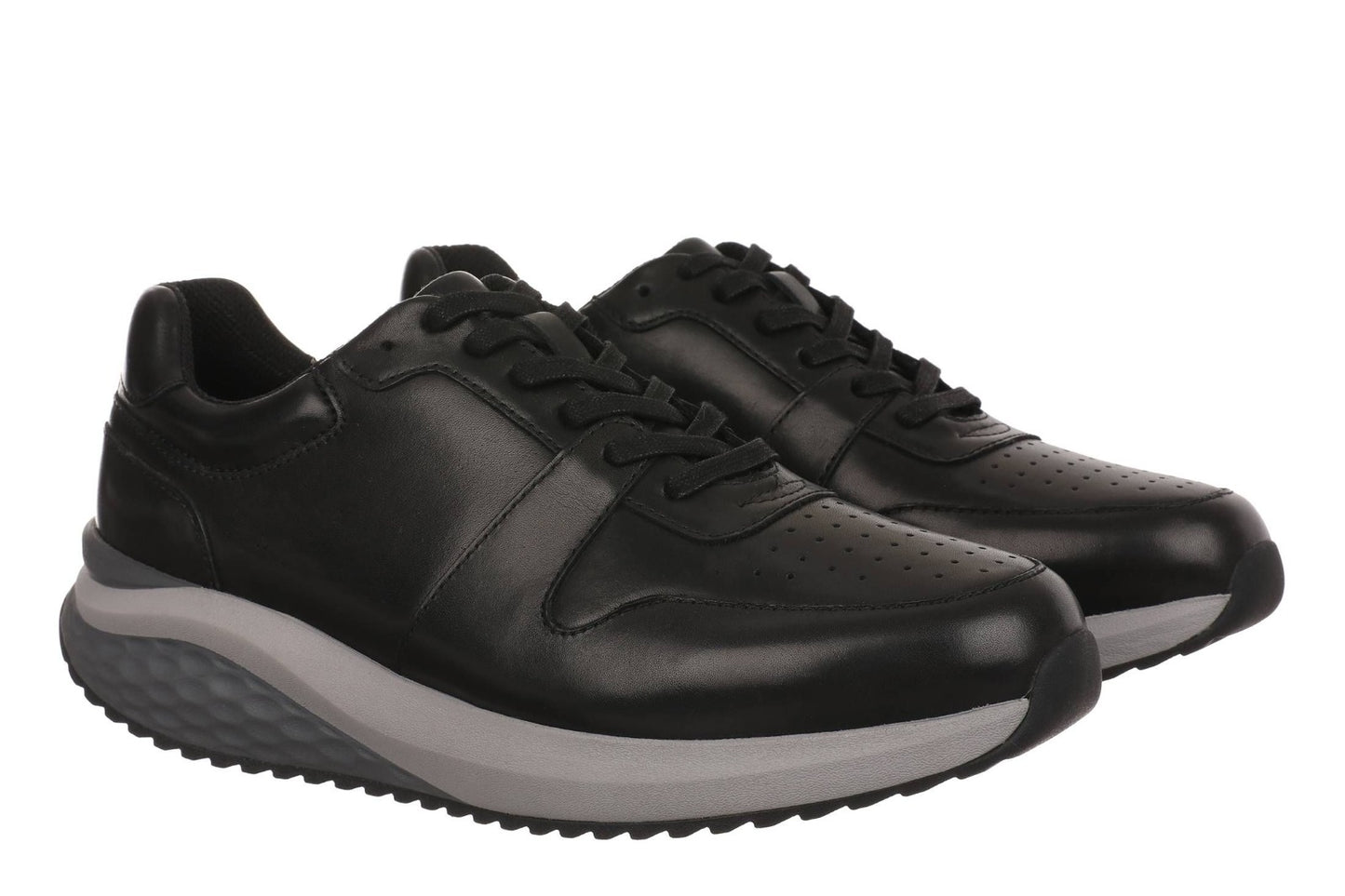 MBT Asti Men's Nappa Leather Rocker Sole Shoes - Enhance Comfort, Posture