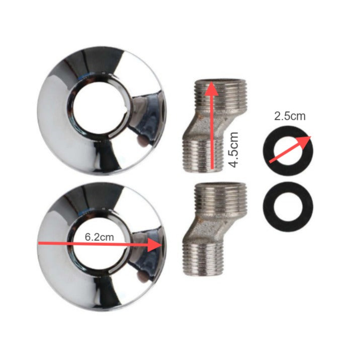 Durable Zinc Chrome Dual Handles and Swivel Spout