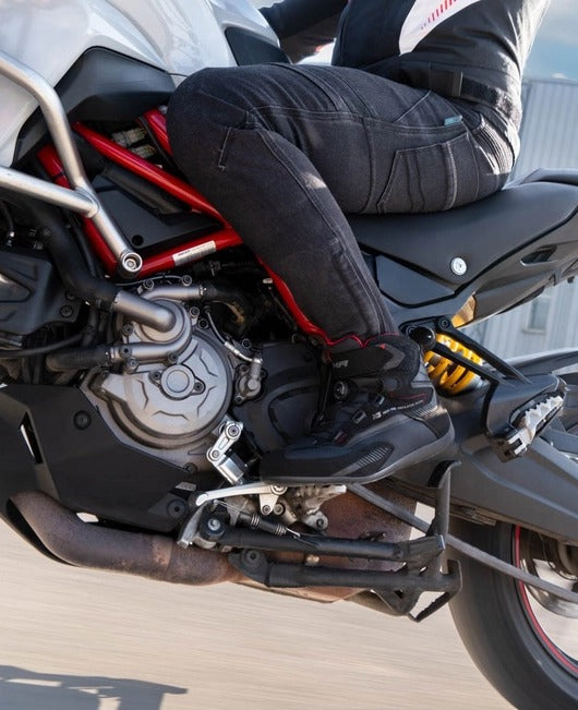 EXO VENTED Breathable Men’s Short Motorbike Boots with ATOP Fastening