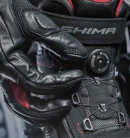 EXO VENTED Breathable Men’s Short Motorbike Boots with ATOP Fastening