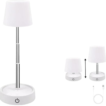 Luminária de mesa Led Adjustable Table Lamp, Wireless USB Rechargeable LED NTD-136