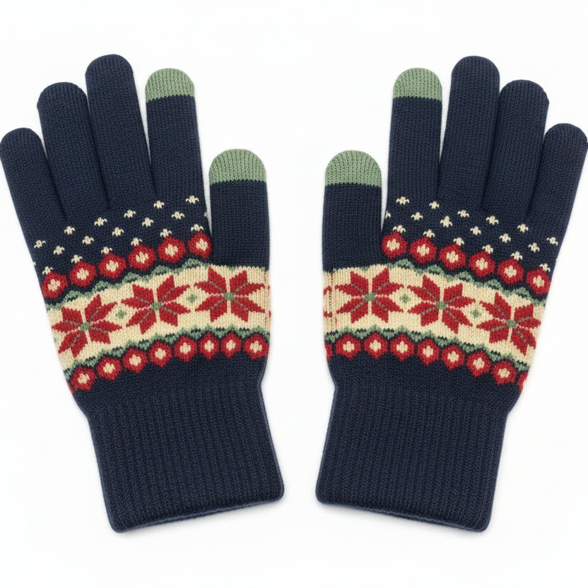 VENI MASEE Winter Touchscreen Gloves Warm Thermal Soft Lining Elastic Cuff For Kids