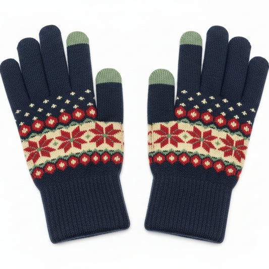 VENI MASEE Winter Touchscreen Gloves Warm Thermal Soft Lining Elastic Cuff For Kids