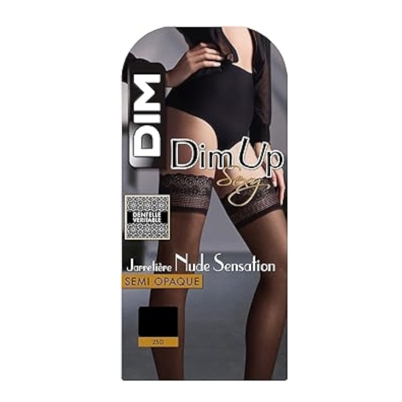 Dim Women's Nude Sensation Semi-Opaque Stay up Stockings
