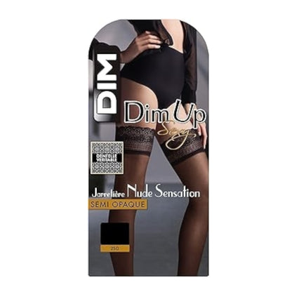Dim Women's Nude Sensation Semi-Opaque Stay up Stockings