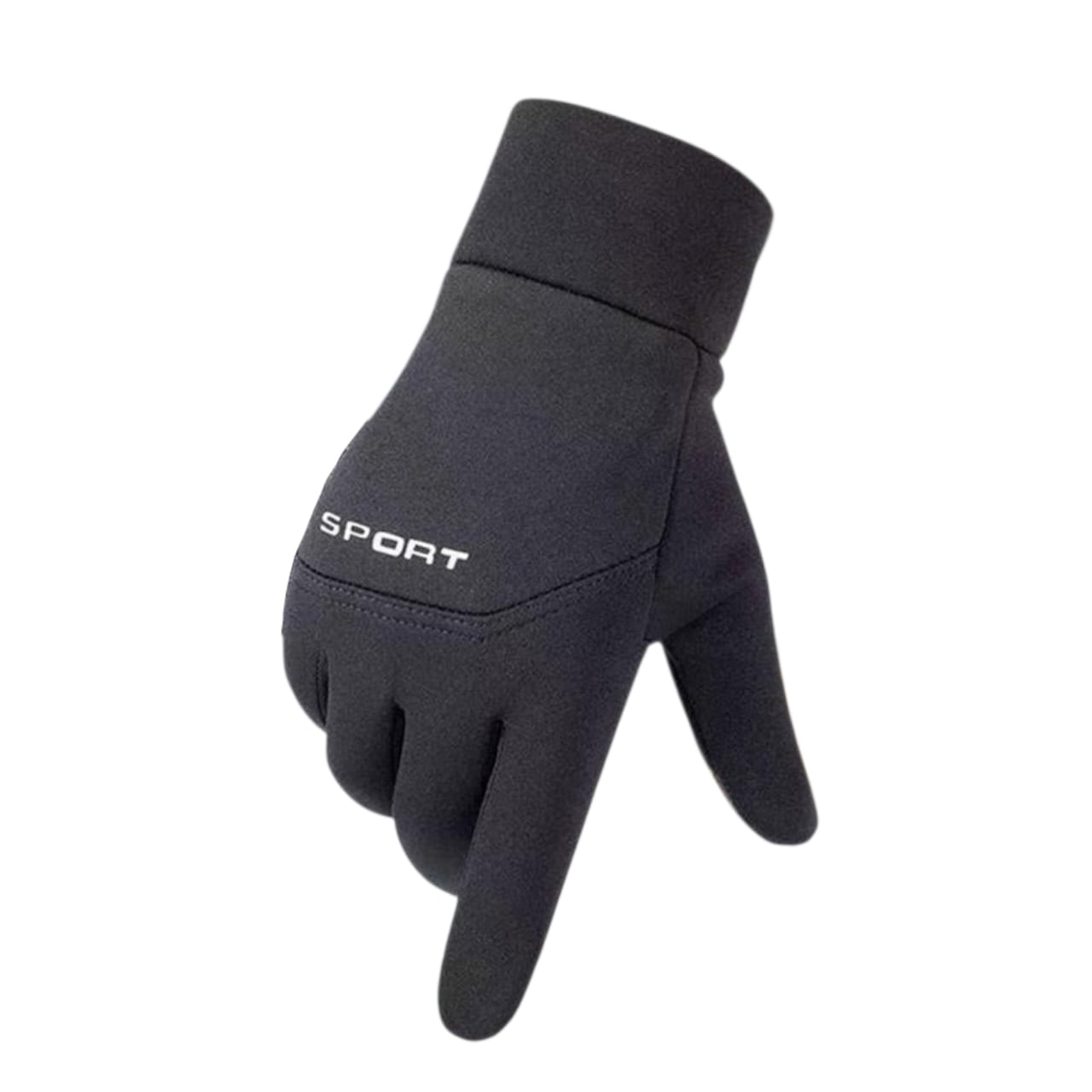Wmool 1 Pair 2 Fingers Cut Cycling Gloves