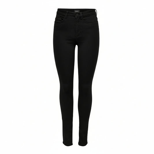 ONLY ROYAL High Waist Skinny Fit Black Jeans