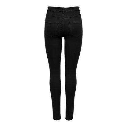 ONLY ROYAL High Waist Skinny Fit Black Jeans