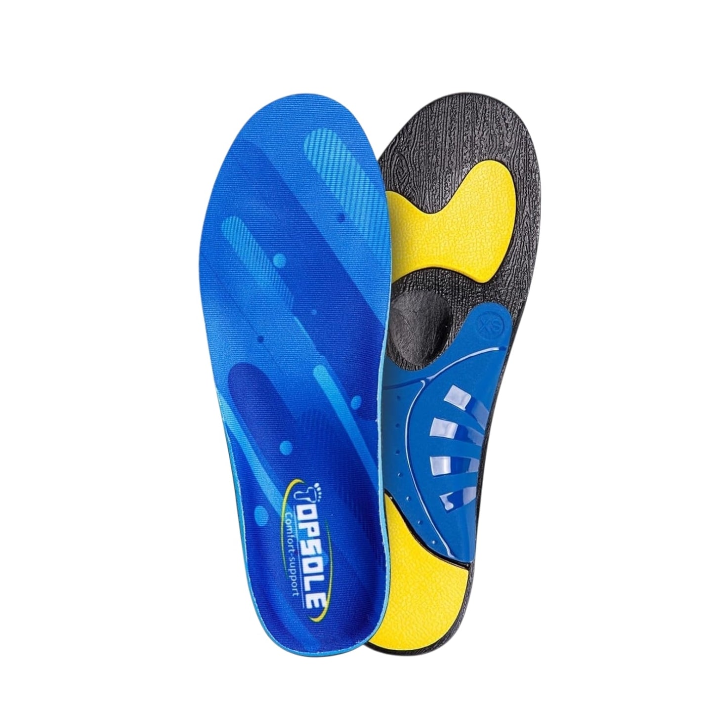 TOPSOLE Premium Orthotic Insoles for Flat Feet Arch Support-Men