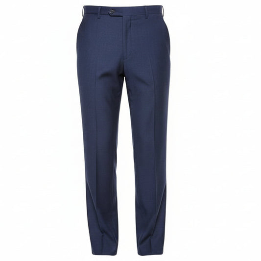 Stafford Sharkskin Stretch Pleated Pants Classic Fit