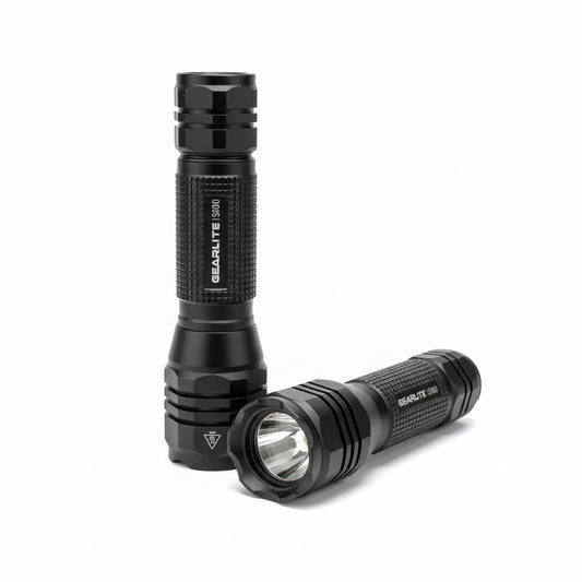 GearLight S1000 LED Flashlight High‑Performance 1000 Lumen 2‑Pack