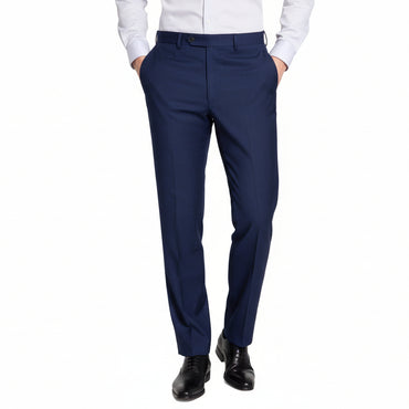 Michael Strahan Classic Fit Plaid Wool-Blend Dress Pants