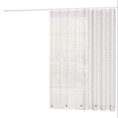 WOLTU Weighted Magnet Shower Curtain, Semi-Transparent EVA, Waterproof
