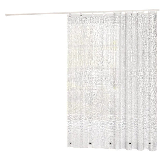WOLTU Weighted Magnet Shower Curtain, Semi-Transparent EVA, Waterproof