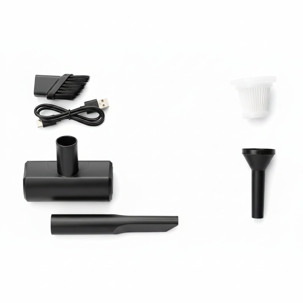 2-in-1 Vacuum Cleaner with Dust Collection and Lighting