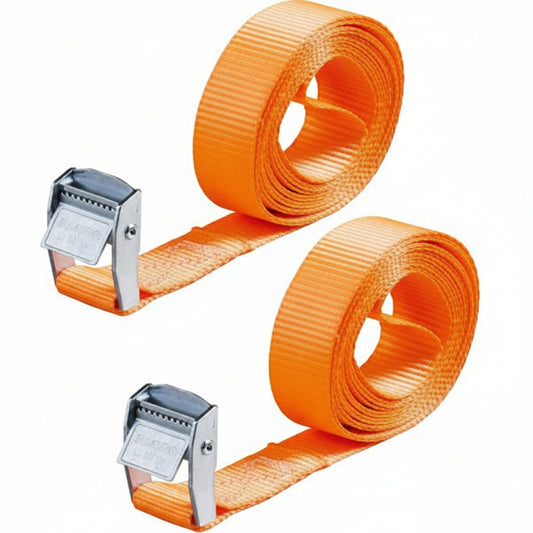 Ultimate Speed 2.5m Ratchet Strap with Hand Grip - Set of 2