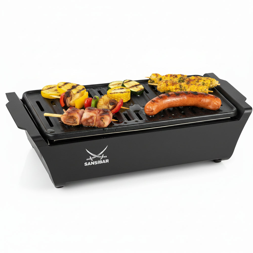 Sansibar Charcoal Grill With Active Ventilation 44.5x25.5x13.5cm