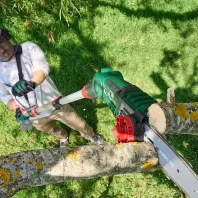 Parkside Cordless Pole Saw 20V 20cm Cutting Length