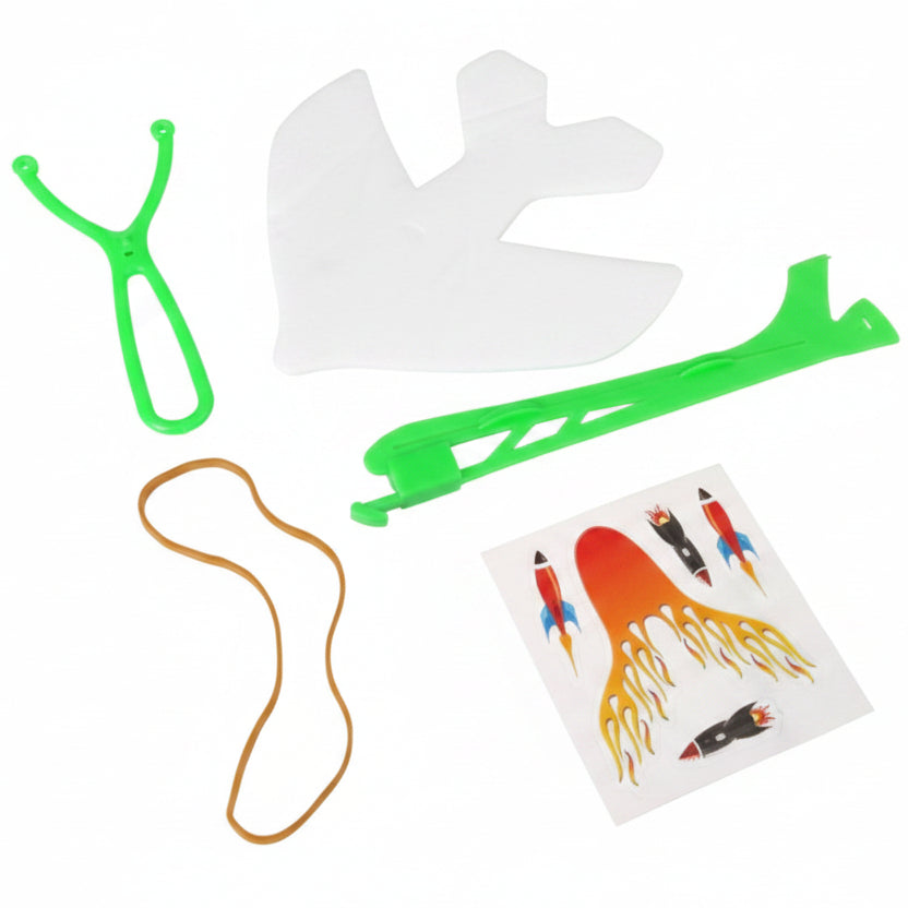 Elastic Flash LED Glider Plane Children's Toy