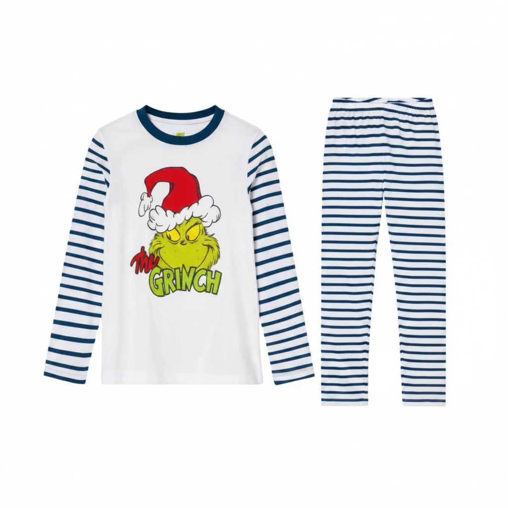 Boys' Grinch Cotton Pajamas